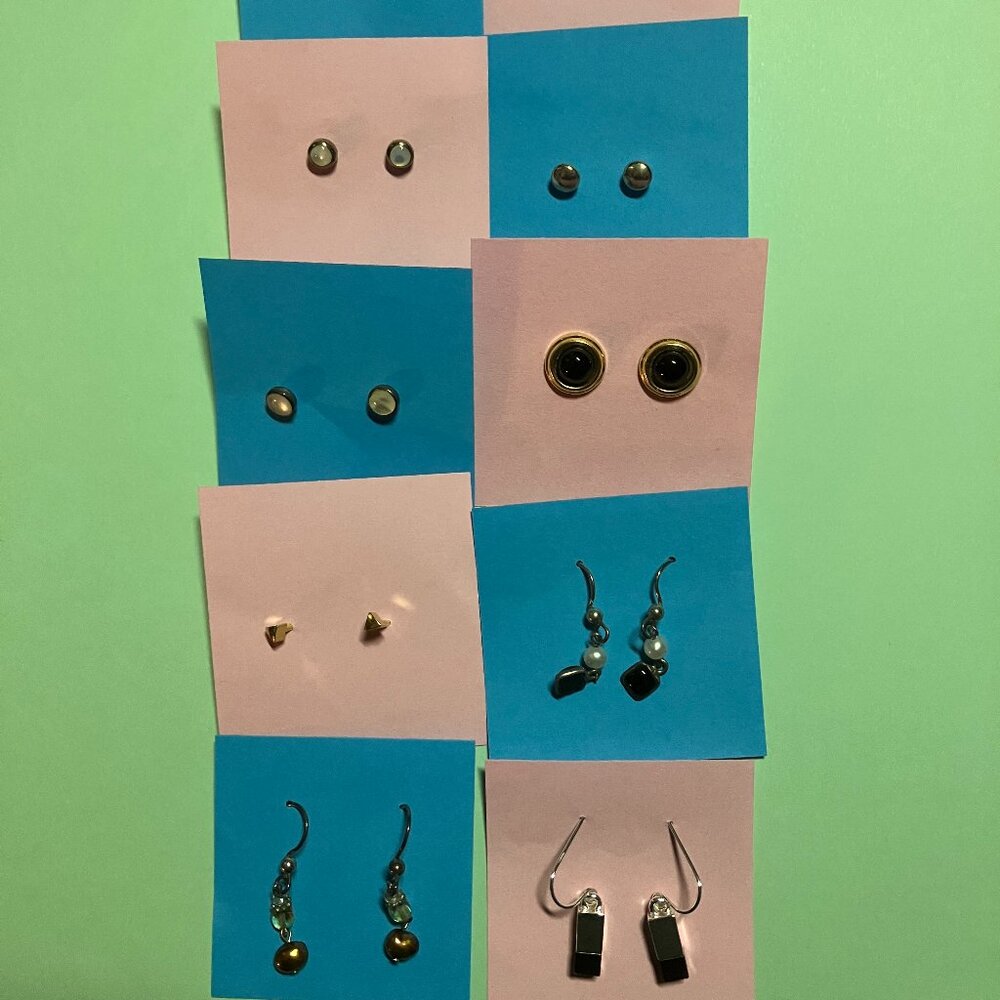 Vintage Earrings - Lot of 10 Pair